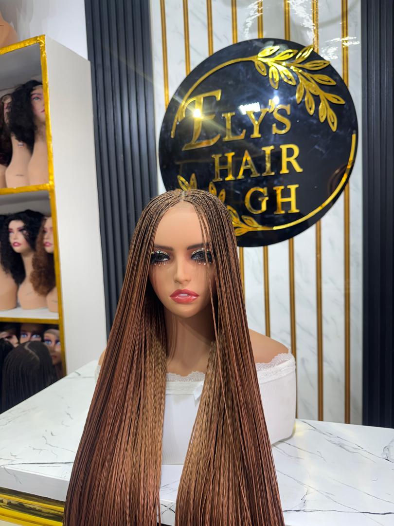 Kim K Closure Bone Straight Braids color 30