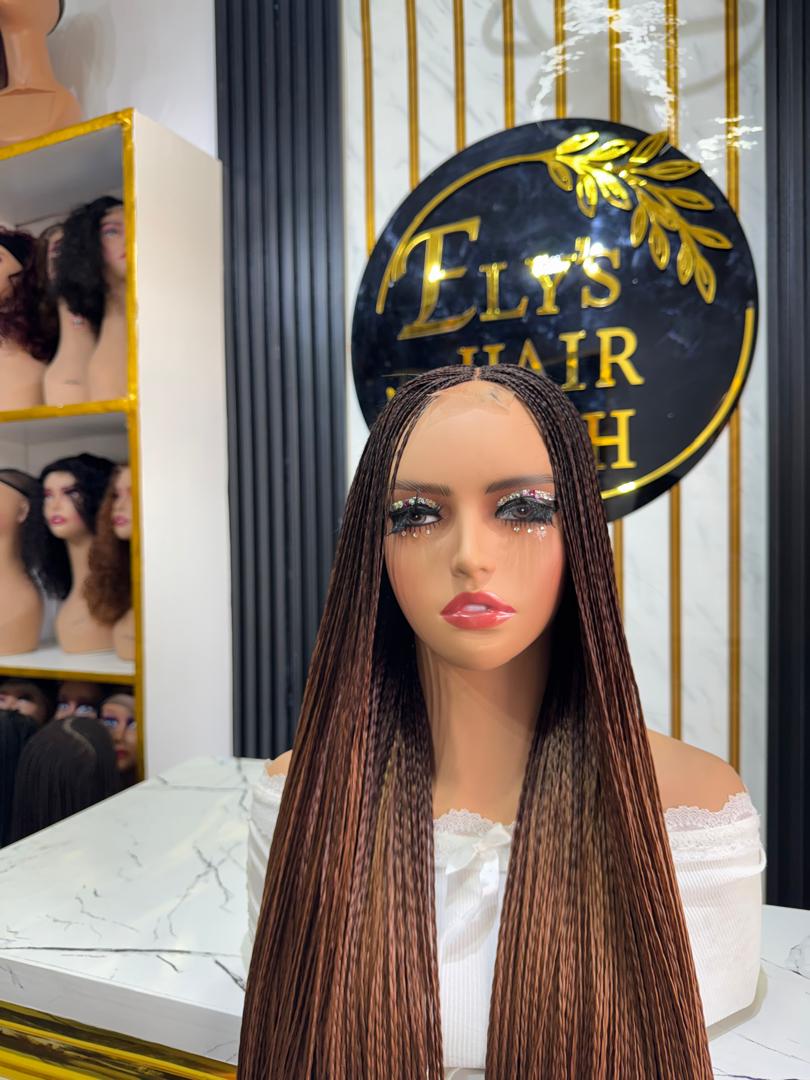 Kim K Bone Straight Braids color 33 & 30