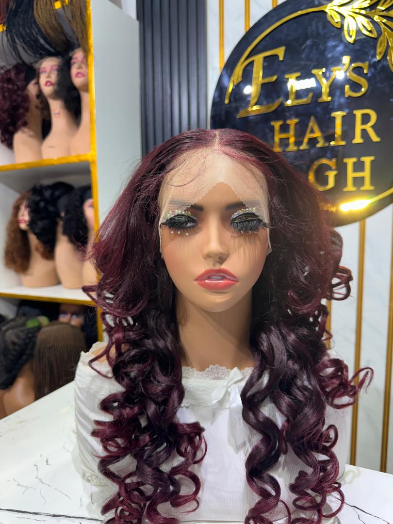 Burgundy Frontal bouncy 450