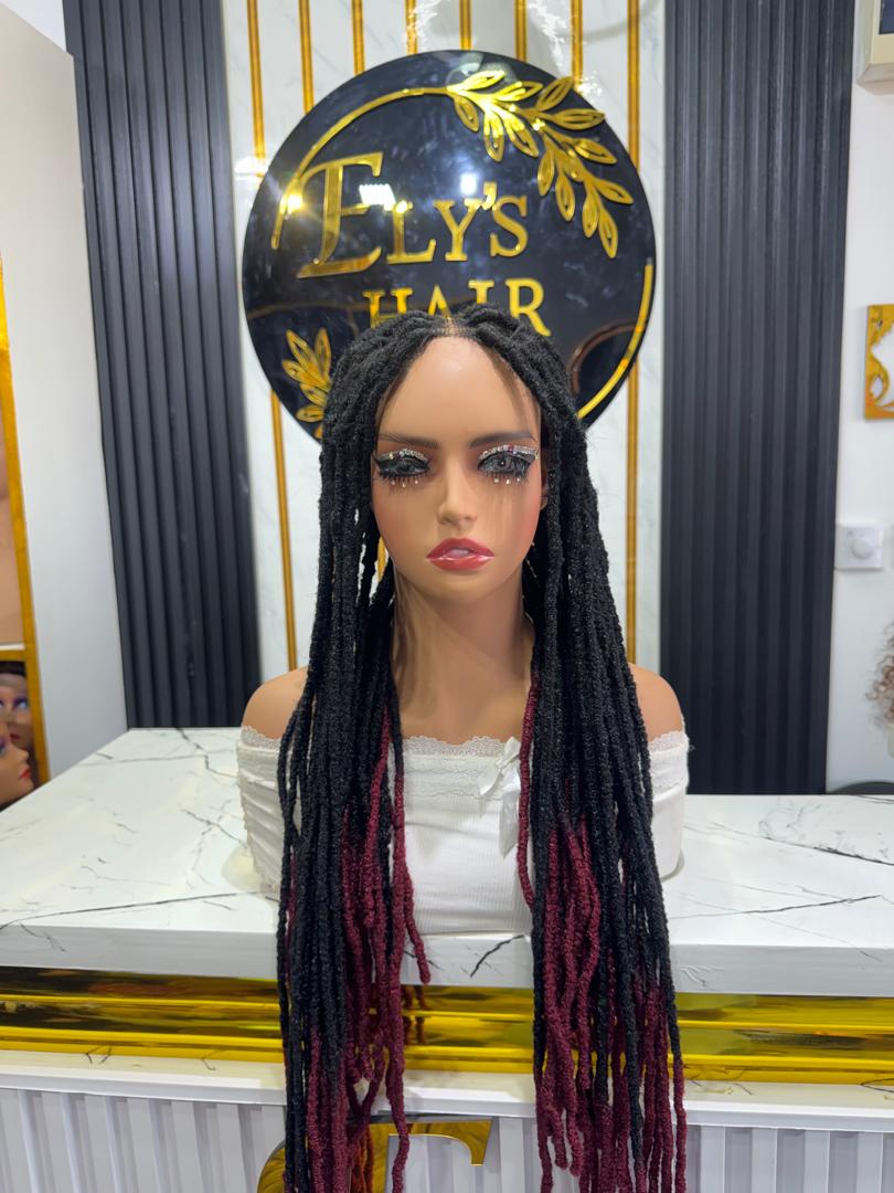 Glueless Natural Locs color #1,#39