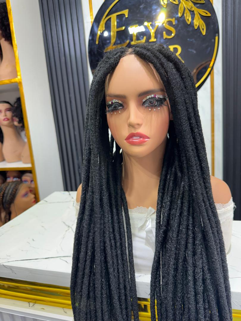 Glueless Natural Locs color 1