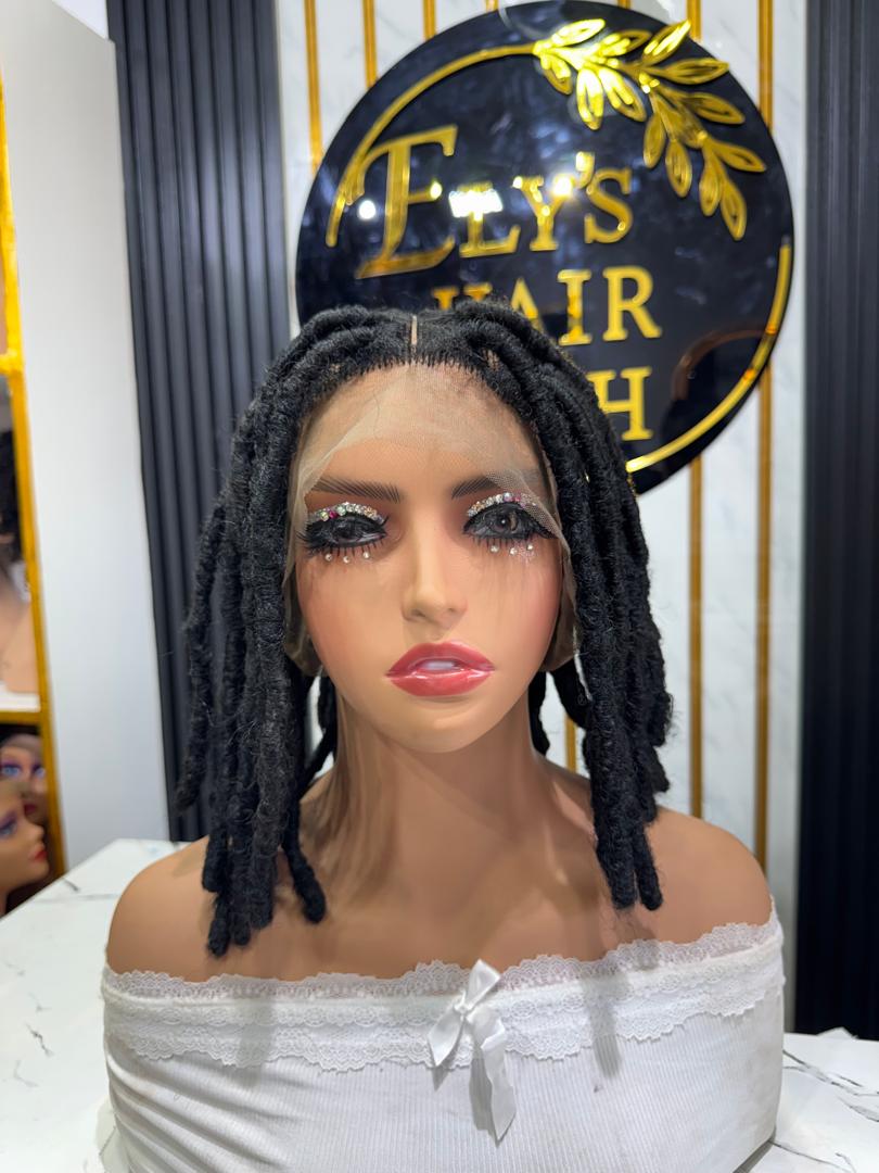 Glueless Natural Locs color black 